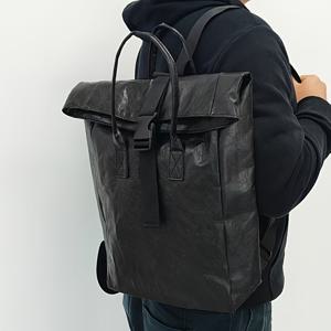 TEMU 남성용 경량 변환 백팩 - 대용량, 조절 가능한 어깨끈, 내구성 있는 내마모 소재, 15인치 노트북 수납 가능, 쉽게 운반할 수 있는 접이식 디자인, 비즈니스 출퇴근에 이상적, 커뮤터 백팩 | 슬릭 블랙 백팩 | 조절 가능한 스트랩, 여행용 백팩, 남성용 백팩, 남성용 백팩, 여행용 백팩