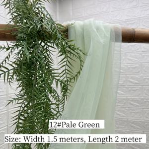 TEMU 1개 2m 길이 x 1.5m 폭 웨딩 스위스 페어 미스트 베일 - 의자 뒤용 소프트 시어 오간자 커튼, 계단 장식 및 천장 드레이프 - 우아한 웨딩 & 파티 데코, 내구성 있는 폴리에스터 원단, 걸기 쉬움, 웨딩 장식, 계단 장식, 흐르는 패브릭 디자인, 섬세한 질감, 이벤트 스타일링, 가벼운 소재, 이벤트 플래너