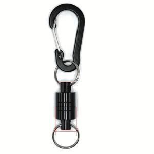 TEMU 1개 자석 릴리스어 하중 11.0 lbs (5) 알루미늄 합금 매그네틱 행 버클 낙상 방지 야외 활동 캠핑 낚시 도구