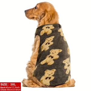 TEMU BAMDA 겨울용 개 조끼 - 극한의 추위 방지 재킷, 가벼운 따뜻한 코트와 목 구멍이 있는 개 리쉬용, 소형, 중형, 대형견에 적합 - 산책, 여행, 사진 촬영에 이상적 - 쉬운 착/탈착 겨울 의류, 개 재킷, 통기성 원단, 부드러운 플리스 안감, 야외 애완동물