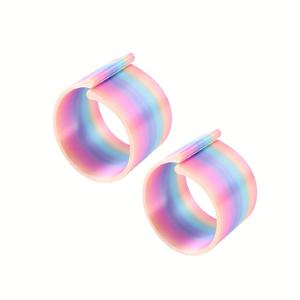 TEMU 2개 페인팅 캔버스 롤러 - 파스텔 & 네온 컬러 코딩 (화이트, 옐로우, 핑크, 블루, 퍼플, 블랙) - 안전한 그립 디자인, 아트, 패브릭 공예, 스크랩북킹용 - 캔버스, 리본, 실 정리 및 보관 도구 - 초보자와 전문가 모두에게 이상적인 크래프트 도구, 인체공학적 손잡이|보석십자수