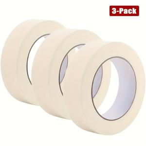 TEMU 3개 수채화 및 그림 테이프 - 중간 접착력 종이 마스킹 테이프 - 예술가, 그림 및 종이 공예에 완벽함, 수채화 프로젝트 - 다용도 사용 - 고품질 테이프 - 가정, 사무실, 학교 사용에 이상적 - 필수 공예 재료 - 생동감 있는 테이프 디자인 - 탈착 가능한 마스킹 테이프