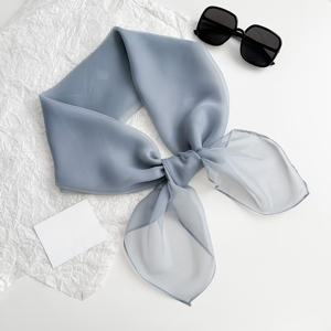 TEMU 대형 90x90cm 다용도 스퀘어 스카프, 15% 뽕나무 실크, 솔리드 컬러 스타일리시 랩, 여성용 장식용 쇼울, 봄, 여름, 가을에 필수 액세서리 – 엄마를 위한 완벽한 선물