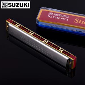 TEMU SUZUKI 하모니카 24홀 더블 톤 C 키 전문가 성능 등급 성인 초보자 학생 교육 성능 악기