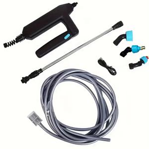 TEMU 고출력 USB 전원 정원 물 펌프 - 16.5ft(5m 호스 포함) 텔레스코픽 스프레이 건, 내장 필터 시스템, 컴팩트 휴대용 디자인, 농업 및 애완동물 급수 도구, 가정용 정원 가드닝 장비, 튼튼한 구조|물총