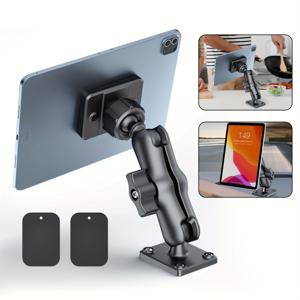 TEMU 트럭용 태블릿 홀더 - 헤비듀티 드릴 베이스, 슈퍼 마그네틱 iPad 차량 마운트, iPad Pro, , Kindle Fire, 휴대폰용, 자동차, 보트, 벽, 책상용 태블릿 마운트, 차량용 태블릿