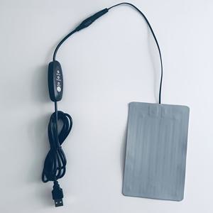 TEMU 1개 플러그인 히팅 패드, 3단계 온도 조절 가능 - 허리보온기, 장갑, 마우스패드 및 다용도 사용에 이상적