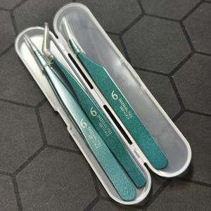 TEMU 3pcs 정밀 눈썹 연장 양초 세트, 스테인리스 스틸 곡선 팁 양초로 쉬운 적용 및 제거, 전문 눈썹 이식 도구에 보너스 PP 케이스 포함, 향수 없는, 초보자 및 전문가용