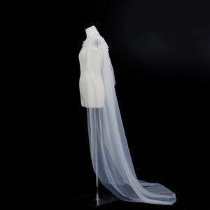 TEMU 여성용 우아한 롱 포멀 케이프 - 플로우링 바닥길이 숄 랩, 가벼운 웨딩, 파티, 사진 촬영 액세서리 - 전기 불필요, 손쉬운 핸드워시 관리 - 신부, 코스튬, 일상적인 글래머, 세련된 드레이프, 부드러운 질감, 스타일리시 커버업, 패션 애호가를 위한