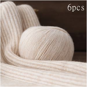 TEMU 여름, 가을, 겨울에 사용하기에 완벽한 캐시미어 얀 6개 세트입니다. 모자, 스카프, 스웨터, 재킷, 숄, 장갑 등을 제작하기에 이상적입니다. 총 무게는 300그램(10.58온스)이며, 보풀이 적고 부드러운 얀입니다.|모자|스카프|뜨개실