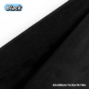 TEMU 사방 스트레치 자가 접착 수선 패브릭 - 모조 스웨이드 43x200cm, AB 도어 패널 및 조리대에 적합, 홈 데코 수제 아트워크, 차량 내부 개조