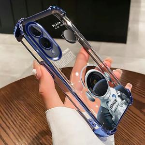 TEMU 삼성 S25 엣지용 범용 피크닉 디자인 폰 케이스, 낙하로부터 사각 보호 기능