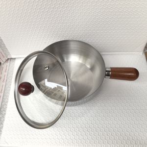 TEMU 두꺼운 스테인리스 스틸 스낵 그릇 세트와 유리 뚜껑 포함, 면, 샐러드 그릇, 디저트 그릇 및 작은 냄비용 싱글 서브 그릇, 가스레인지 및 인덕션 조리대 호환 가능