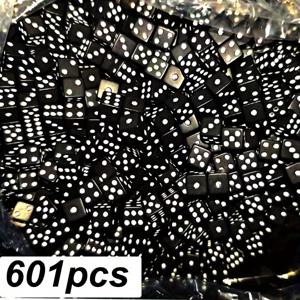 TEMU 601개 8mm 미니 컬러 사각 모서리 주사위 파티 게임 소품, 생일 선물 ZSY, 보드게임 액세서리, 가벼운 질감, 가족 모임용, 페스티벌 기념품, 테이블탑 게이밍, 고품질 게임 주사위, 패션 액세서리