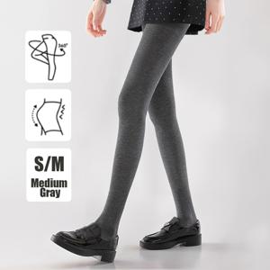 TEMU 1개 여성용 두꺼운 보온타이츠, 직선무늬 레그팬티스타킹 - 이동과 다양한 코디에 적합, 플리스안감 패니호즈, L사이즈까지 있는 얇은 허벅지부터 허리까지 커버되는 압박형 컴프레션 팬티|옷