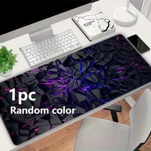 TEMU 대형 게이밍 데스크 매트 - 미끄럼 방지 표면, 키보드, 마우스, 컨트롤러 호환 가능, 사무실/가정용 내구성 있는 워크스페이스 매트, 게임 데스크 액세서리, 현대적 디자인, 고품질 소재, 키보드 및 마우스 보호 커버, 사무실/홈 사용, 튼튼한 구조, PC 애호가용, 키보드 및 마우스 패드, 그라피티