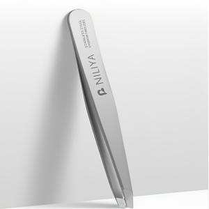 TEMU 전문용 핀셋 - 눈썹 및 얼굴 털을 위한 정밀 스테인리스 스틸, - 보관 가방 포함, 무향, 남녀 모두에게 적합, 정밀 핀셋|세련된 디자인|내구성 있는 구조, 눈썹용 핀셋