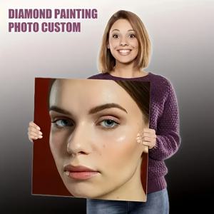 TEMU 30x40cm 맞춤형 DIY 페인팅 - 사진으로 개인화 가능한 풀 드릴 스퀘어 , 홈 데코 & 선물용 완벽한 포근한 팝 아트 그림, 우아한 여성 세트, 커피 페인팅, 벽 장식, 창의적인 취미, 고품질 캔버스, 공예 애호가, 선물 쇼퍼