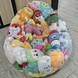 TEMU 대형 내구성 플라스틱 플러시 장난감 보관 의자 - 곰 모양 봉제 동물 정리함, 탈착식 지퍼 커버 포함, 독립형, 놀이방, 침실용 - 독립형 장난감 가방 및 가구 수납함 (벽걸이 시스템 없음)