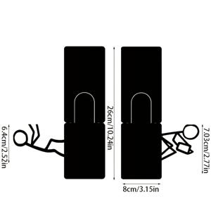 TEMU 2개 라 리나 메탈 책장 장식 - 모던 책꽂이 & 디자인, 가정, 사무실 또는 서재를 위한 튼튼한 메탈 구조 - 스타일리시한 책 정리 랙, 책장 장식 | 모던 책장 | 튼튼한 메탈 선반