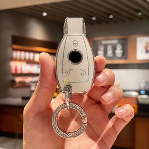 TEMU 벤츠 A C E S 클래스 GLS GLA GLK GLC CLS CLA W204 W221 W212 W205 W176 W463 호환 패션 TPU 스마트 키 케이스 커버 쉘