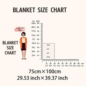 TEMU 1개 맞춤형 사진 플란넬 담요 - 부드럽고 따뜻한 사계절용 담요, 집/소파/피크닉/주방용 개인화된 사진 담요 - 생일, 기념일, 집들이 선물로 이상적, 맞춤 인쇄 가능, 현대적 디자인, 내구성 있는 편안함, 홈 데코, 스타일리시한 장식, 고품질 소재, 홈 데코레이터