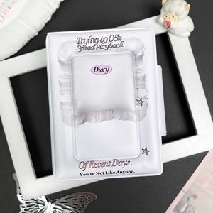 TEMU 따뜻하고 귀여운 다이어리 카드 홀더, K-Pop 아이돌 포토앨범 – 대용량 & 휴대용 디자인, PU 소재 루스리프 바인더 (3