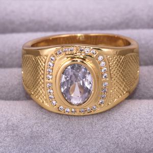 TEMU 1개 남성용 골든 링, 대형 오벌 큐빅 합성 지르코니아 및 액센트, 힙합 애호가와 레트로 스타일을 사랑하는 사람들을 위한 완벽한 아이템, 캐주얼 의상과 특별한 날에 이상적, 아버지의 남자친구를 위한 기념일 깜짝 선물