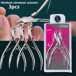 TEMU 3개 세트 데드 라이트 베이지 매니큐어 가위, 스테인리스 스틸 블레이드 특수 플라이어 – 날카로운 트리밍 도구로 버 제거 및 굳은손톱 정리. 크리스마스, 할로윈, 추수감사절을 위한 완벽한 선물 아이디어