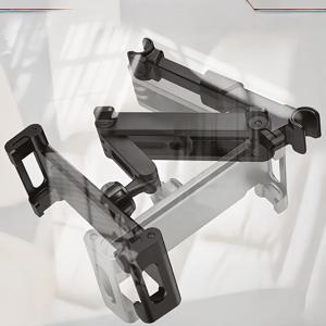 TEMU 차량용 헤드레스트 태블릿/폰 홀더, 4.72-12.99인치 호환, 다중 각도 조절: 내비게이션과 티비 시청에 편리한 자동차 태블릿 거치대