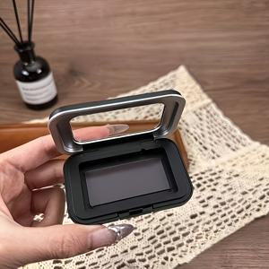 TEMU 1개 자석 바늘 보관함 - 튼튼한 금속 프레임 & 안전 잠금장치, 헤비듀티 아크릴 & 금속 구조, 매트 블랙/화이트 휴대용 재봉틀 & 자수 정리함, 인체공학적 뚜껑, 여행용 공예 케이스 (바늘, 핀, 실 보관) - 취미 및 전문가용, 뜨개질 바늘 보관함