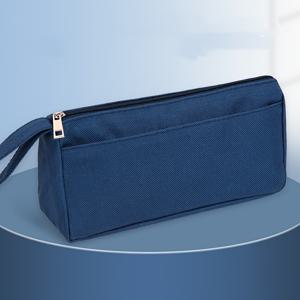 TEMU 대용량 필통 - 튼튼한 패브릭 지퍼 잠금, 학교, 사무실 & 미술 용품을 위한 다중 칸막이 정리함 - 학생 & 전문가를 위한 휴대용 문구 가방, 연필 파우치, 학교 문구 보관, 전문가용 정리함, 튼튼한 지퍼 잠금