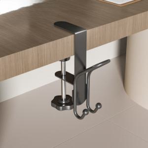 TEMU 2개/1개 조절 가능한 책상 사이드 백 후크 - 배낭, 지갑 및 사무용품을 위한 공간 절약형 금속 벽걸이 정리대, 광택 마감, 기숙사 및 가정용 보관에 이상적, 후크, 가방 스탠드, 가방/책상 걸이, 테이블 후크, 선반 후크, 벽걸이 키 홀더, 걸이 후크, 벽걸이 후크, 벽걸이 후크