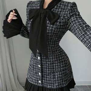 TEMU 2025 신상 봄/가을 패션 우아한 허리라인 드레스 여성용|여성원피스|가을원피스|드레스