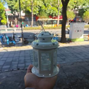 TEMU 빈티지 금속 캔들 랜턴, 휴대용 매달기 방풍 램프쉐이드, 전원 불필요, 홈 벽, 데스크탑, 야외 캠핑, 가든 파티, 결혼식 축하, 휴일 장식용 할로윈 크리스마스 선물|캠핑랜턴