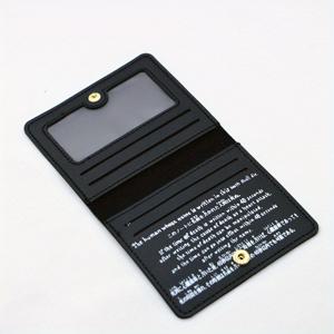 TEMU 남성용 애니메이션 테마 지갑 & 정리함 - 스타일리시한 블랙 카드 홀더, 깃털 펜 루프, 다중 수납 ID 창 & 현금 포켓 - 컴팩트 슬림 디자인으로 일상 휴대, 여행, 학교, 직장에 적합 - 일본 애니메이션 팬들에게 최적화된 (데스노트 영감)