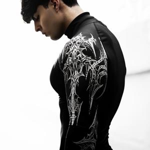 TEMU Breathedivinity 남성용 통기성 긴팔 재킷 - 속건성 경량 디자인, 피트니스, 농구, 사이클링, 하이킹 & 아웃도어 활동을 위한 슬림핏, 장식의 블랙 색상, 내구성 좋은 스포츠웨어, 세련된 스포티룩, 하이스트레치 원단