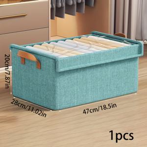 TEMU 터키스 그린 옥스포드 패브릭 수납 캐비닛, 플립탑 뚜껑 & 투명 도어 - 골든 힌지, 부드러운 서랍이 있는 헤비듀티 멀티-티어 오거나이저, 옷, 신발, 침대 옆, 침대 아래, 옷장 정리용 - 튼튼한 손잡이, 공간 절약형 디자인, 다목적 홈 스토리지 솔루션, 클래식 스타일의 옷, 속옷, 바지, 기타 의류 수납, 의류 수납 오거나이저, 옷장 수납