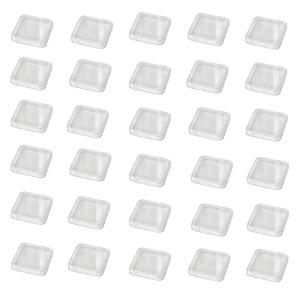 TEMU 30개 세트 투명 아크릴 네일 아트 보관함 (뚜껑 포함) - 인조 네일, 네일 아트 액세서리, 미용실 정리용 프린트 디스플레이 박스 - 가정 정리, 네일 아트 용품, 세련된 디자인, 튼튼한 구조를 위한 바구니 및 용기