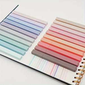 TEMU 20개 파스텔 형광펜 & 마커 펜 - 20가지 부드러운 파스텔 색상 (핑크, 블루, 그린, 옐로우, 오렌지, 퍼플, 터키즈, 라벤더, 베이지, 민트, 피치, 화이트, 브라운, 다크 그레이, 스카이 블루, 블러시 핑크, 페일 라벤더, 세이지 그린, 파우더 블루)