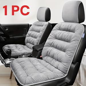 TEMU 플러시 카시트 커버 풀 세트 (헤드레스트 커버 포함), 범용 쉬운 설치 겨울용 따뜻한 시트 보호커버, 남녀공용, 스타일리시 시트 커버,부드러운 패브릭 커버,고품질 커버,꼭 맞는 핏,퍼지 자동차 시트 커버,차량 소유자