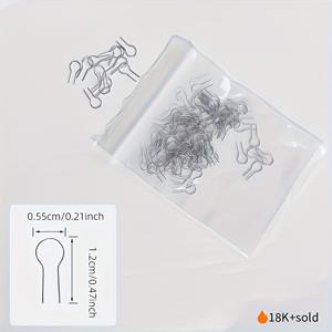 TEMU 50개 고온 저항 텅스텐 와이어 걸이 후크 세트, 조절 가능한 잠금 링 포함 – 세라믹 주얼리, 도자기 걸이 및 가마 발사 프로젝트에 이상적 | 전문가용, 재사용 가능하고 내구성이 뛰어난 극한 열, 가방 액세서리, 가방 하드웨어, 주얼리 만들기용 클라스프, 옷, 공예 용품, 후크 및 눈, 자석 클라스프, 주얼리 만들기용 클립, 재봉 액세서리