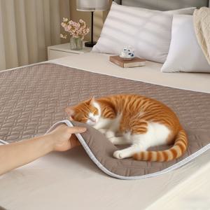 TEMU 세탁 가능한 누수 방지 매트리스, 노인 및 애완동물에 적합, 월경 및 가정용으로 이상적, 다양한 크기와 색상으로 제공! 비침 방지 고무 매트리스, 침대용 비침 방지 기저귀, 소변 방지 고무 매트리스, 매트리스 보호대, 침대 패드, 방부제, 남성용 방부제