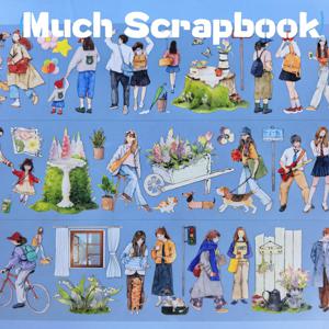 TEMU 오고 가는 다재다능한 캐릭터 스티커 - 고품질 PET 소재와 정교한 패턴, 스크랩북 저널 테이프, 콜라주 저널, 일기 및 노트북 장식, DIY 카드, 사진 프레임 등에 적합, 노트북 장식,장식용 라벨,창의적인 장식,광택 마감,내구성 있는 접착제,스크랩북 용품,공예 애호가,저널링 애호가들|카드스티커