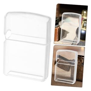 TEMU 지포 라이터 보호 케이스, 투명 TPU 충격 방지 및 스크래치 방지 쉘 | 투명, 충격 방지, 스크래치 방지 커버, 휴대용 보호 케이스 | 라이터 보호 케이스 액세서리, 범용 호환성