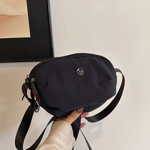 TEMU 여성용 크로스바디 백 - 가벼운 나일론 지갑, 조절 가능한 스트랩, 지퍼 잠금, 여성용 컴팩트 데일리 백 - 직장, 여행, 쇼핑, 캐주얼 외출에 적합 - 데일리 크로스바디 백, 크로스바디 지갑, 여행 액세서리|미니크로스백|소품샵