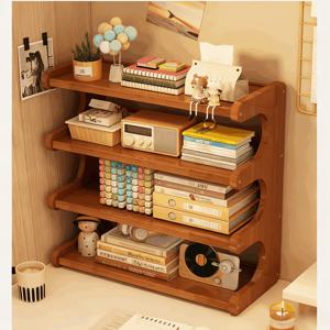 TEMU 1개 4단 데스크탑 정리대 – 책, 장식품, 식물 정리에 완벽. 공부 책상에서 책과 문구류를 깔끔하게 정리하거나, 침실 화장대에서 메이크업과 액세서리를 정리하기에 이상적. 집이나 사무실 공간에 스타일과 깔끔함을 더하는 랙