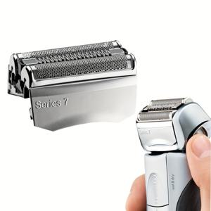 TEMU 7시리즈 전기 면도기 헤드 교체 - Foil 면도기 모델 720, 750CC, 760CC, 790CC, 9565, 9595와 호환 - 디자인 & 습식/건식 사용 가능한 교체 헤드 - 시리즈 7 전기 면도기와 호환 - 남성용 얼굴 및 몸 털 제거를 위한 정밀 기술 - 내구성 있고 청소가 쉬움 - 오래 지속되는 성능
