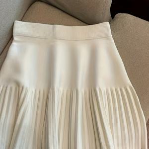 TEMU 2025 신상 봄/가을 가벼운 플리츠 스커트
