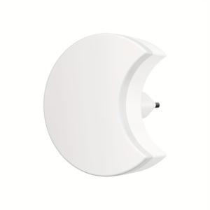 TEMU BABYLIYA 스마트 LED 자동 온/오프 센서 야간 조명 - 플러그인 따뜻한 흰색 분위기 조명, 달 모양 벽 램프 (복도, 침실, 주방, 욕실용) - 간편한 설치 (배선 불필요), 복도 조명 | 장식용 벽 램프 | 플라스틱 재질|무드등